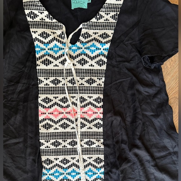 Judith March black swing dress swim coverup, size medium - Picture 4 of 7